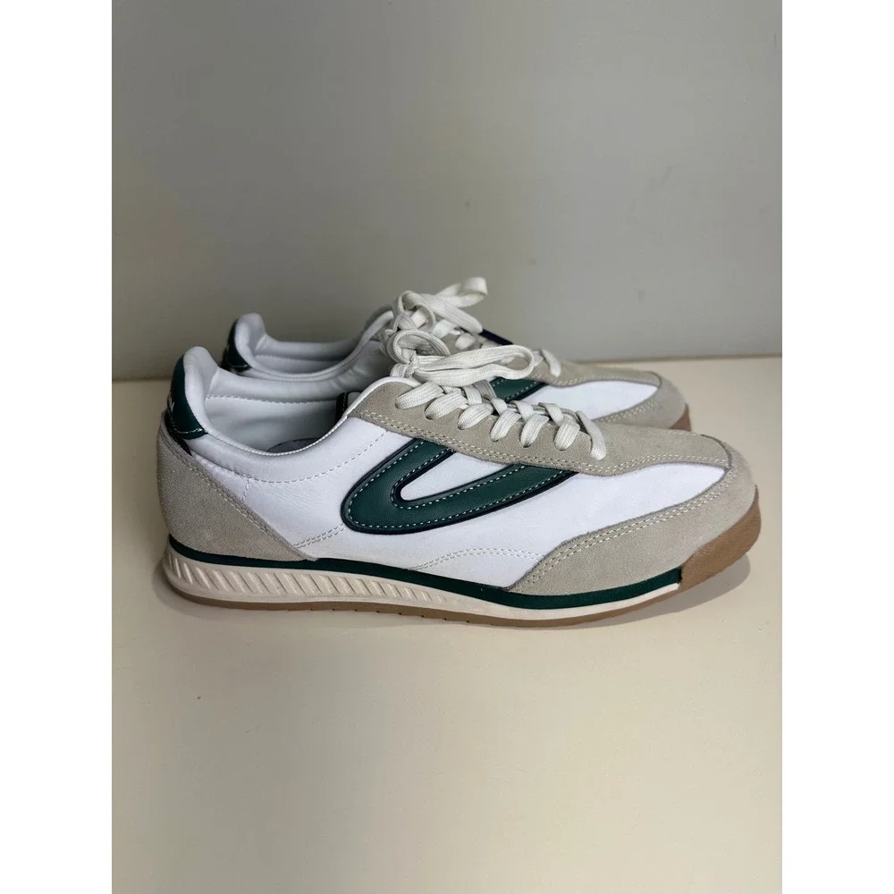 Tretorn Rawlins Kristine‎ Sneakers Women's Size 8M White/Green Low Top Shoes